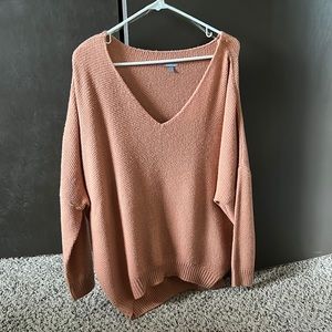 Off the shoulder sweater